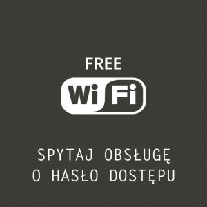 Naklejki "WiFi" eat