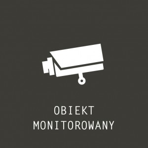 Naklejki "Obiekt monitorowany" eat