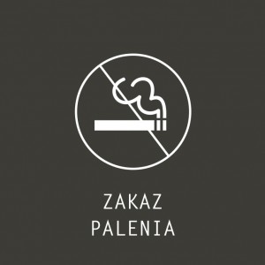 Naklejki "Zakaz palenia" eat