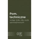 Naklejka pomieszczenie techniczne