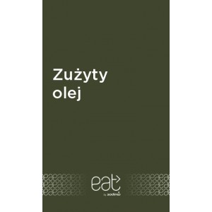 Naklejka zużyty olej