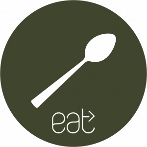 Naklejka "łyżka eat"