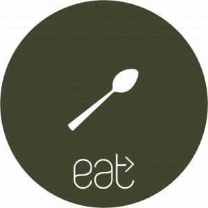 Naklejka "łyżeczka eat"